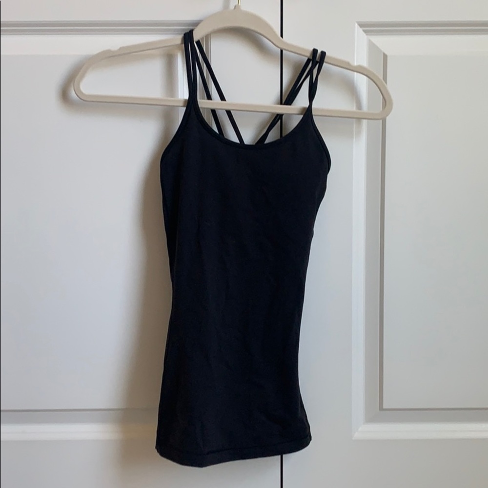 *SOLD*Black Lululemon Free To Be Tank